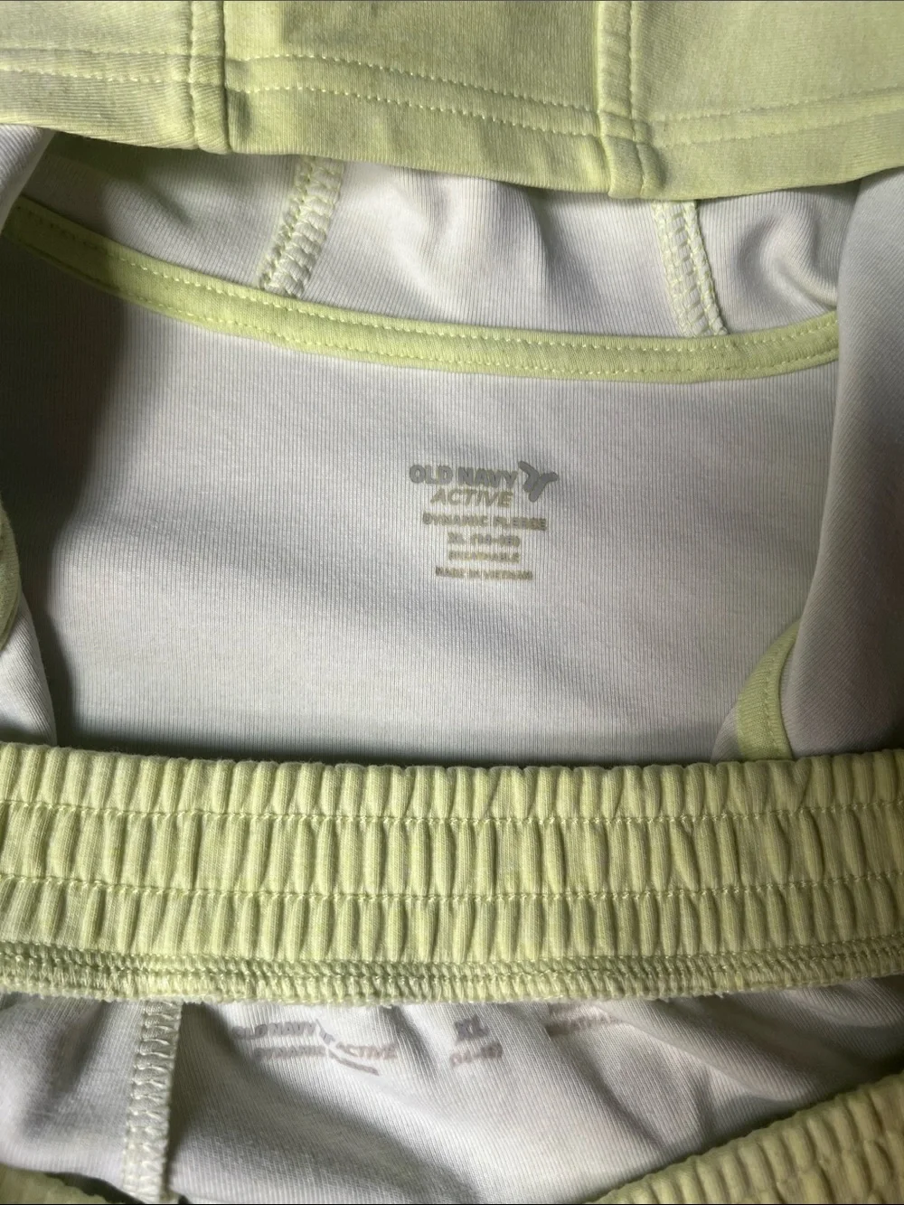 Old Navy Light Lime Green Kids Matching Hoodie & Joggers Set
